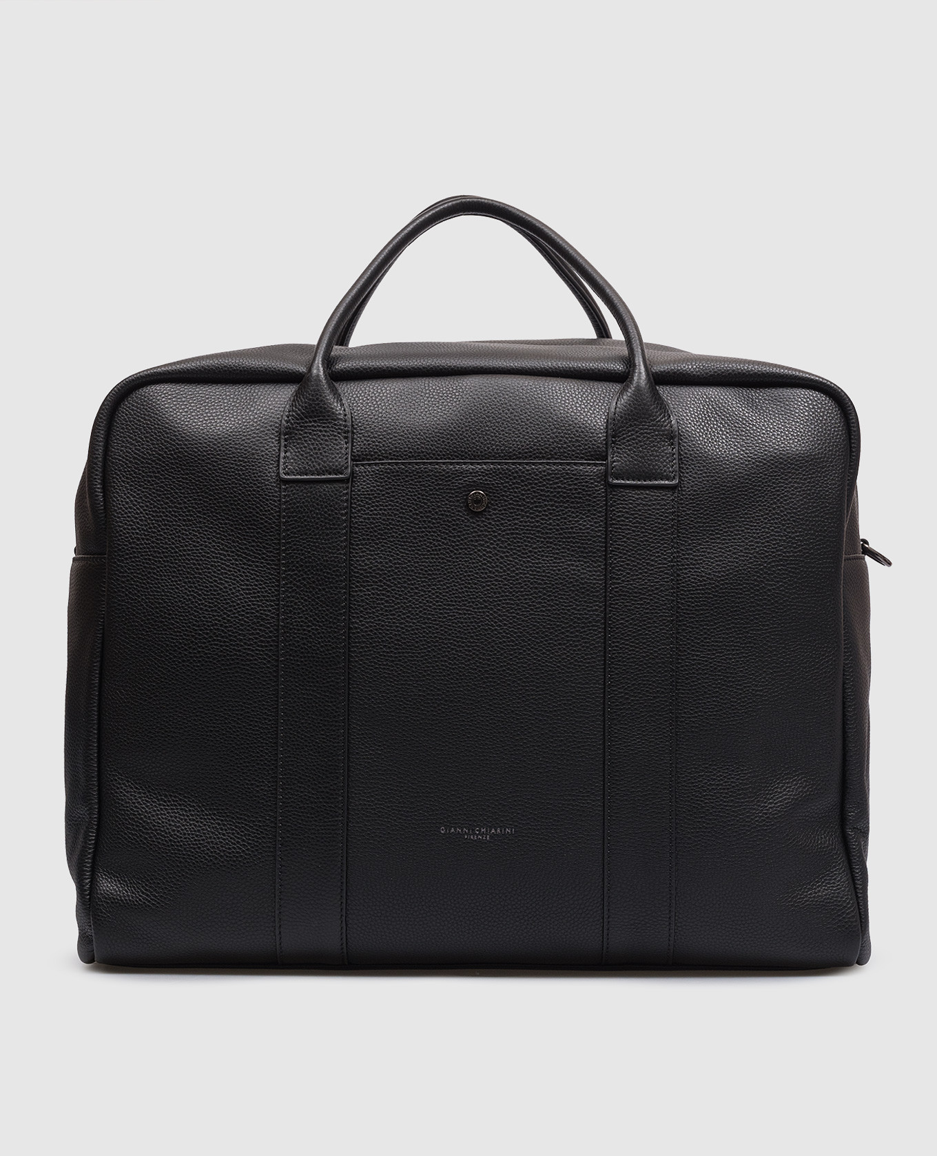 

Черная кожаная дорожная сумка Florence, Черный, Дорожные сумки