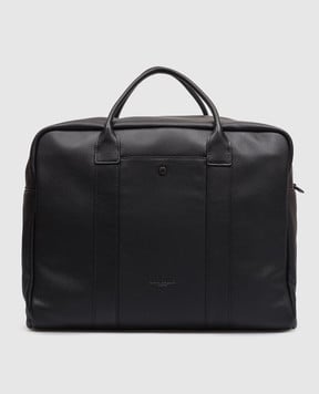Gianni Chiarini Черная кожаная дорожная сумка Florence BSNB20219GRNCRV