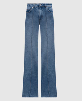 Max & Co Сині джинси кльош SEGGIO з ефектом потертості MCOSEGGIO