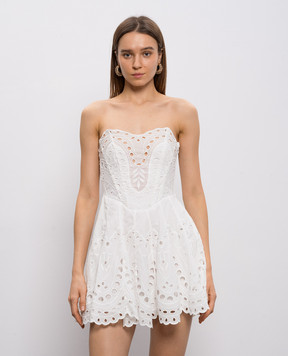 Charo Ruiz Біла сукня міні Bail 263601