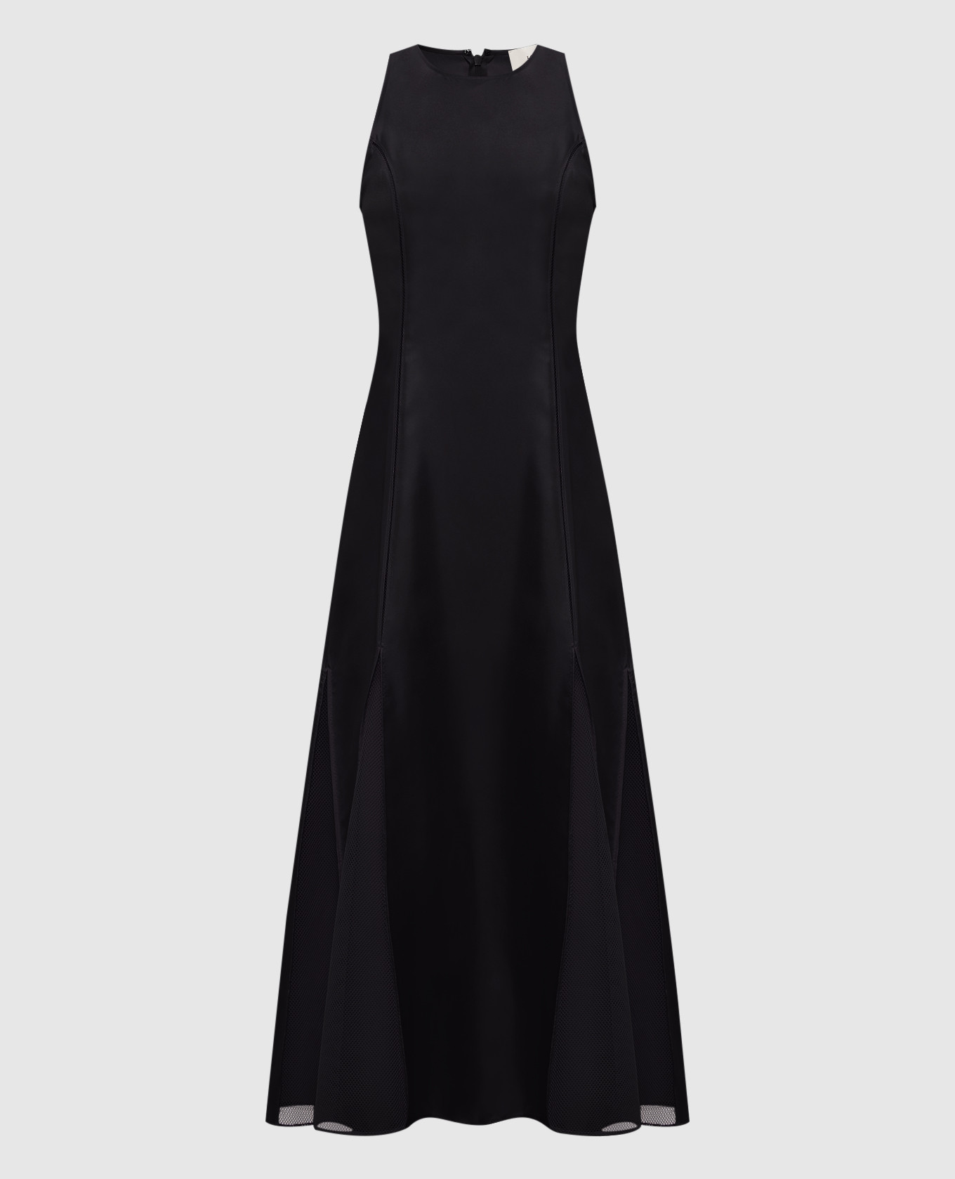 Черное платье IRAKA из шелка