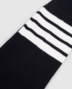 Thom Browne Синие носки в полоску MAS023B01690
