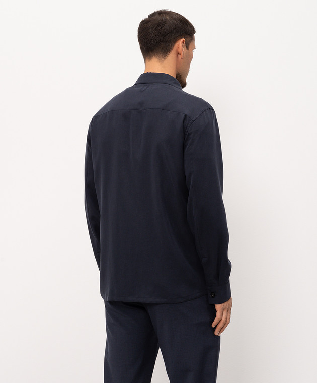Canali Синя сорочка AE0557431019 зображення 4
