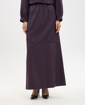 Twinset Фіолетова спідниця максі 261TE2072