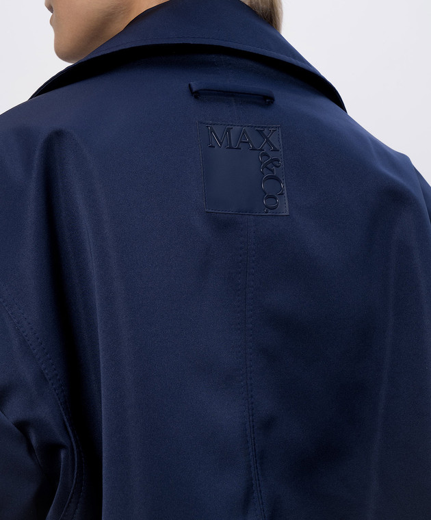 Max & Co Синяя куртка CIPPO с патчем логотипа MCOCIPPO изображение 5