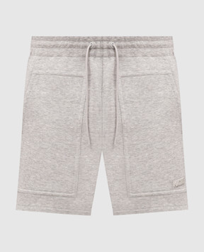 Mackage Сірі меланжеві шорти Elwood з фактурним логотипом ELWOODR