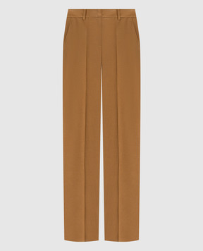 Max & Co Коричневые брюки ELIDE с шерстью ELIDE