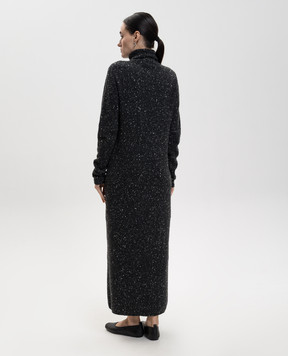 The Row Сіра сукня Melani з кашеміру 10423Y632