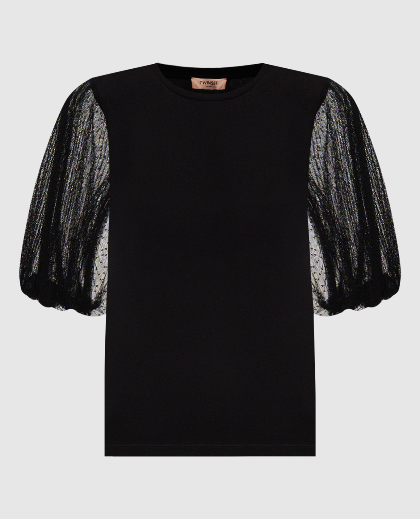 

Черный топ с логотипом, Топы