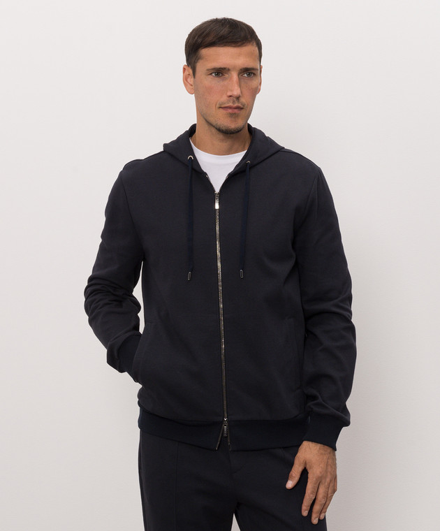Peserico Синяя спортивная куртка R57014J0D0081 изображение 3