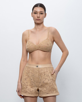 Ermanno Scervino Бежевий бралет з мережива D482L715UBD