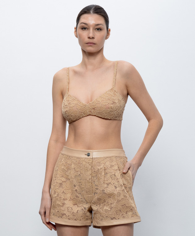 Ermanno Scervino Бежевий бралет з мережива D482L715UBD зображення 3