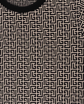 Balmain Дитяча футболка у візерунок BX8R01Z24111214
