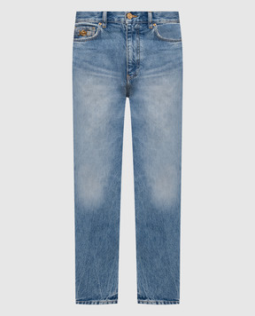 Versace Блакитні джинси з ефектом потертості 10205761A16386