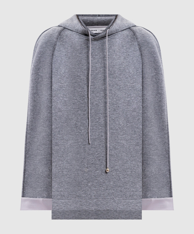 Carven Сіре меланжеве худі 6262K21118