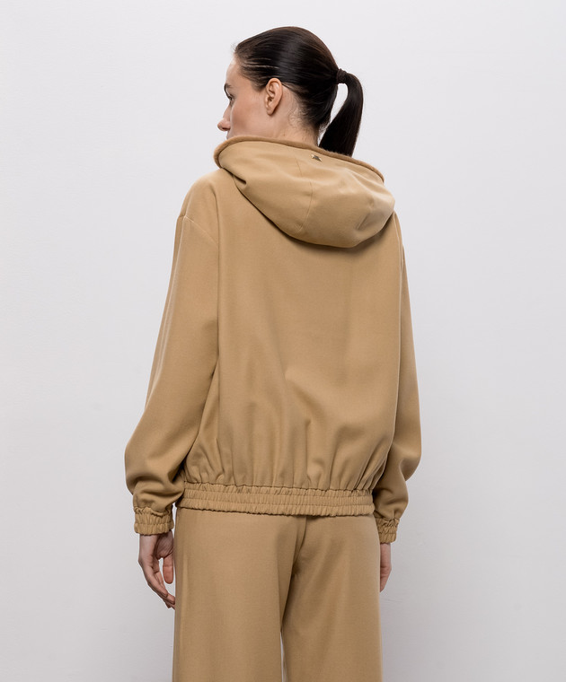 Herno Бежевая спортивная куртка из шерсти GT000005D33478 изображение 4