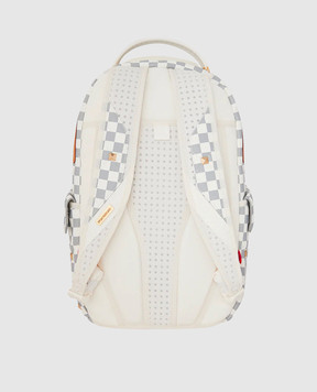 Sprayground Дитячий білий рюкзак DYNASTY OF THE SHARKS IN PARIS 910B7537NSZ