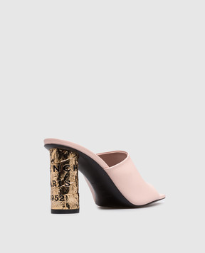 Givenchy Розовые кожаные мюли BE30AFE1J7