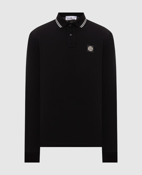 Stone Island Черное поло с нашивкой логотипа L2S152200012S0018