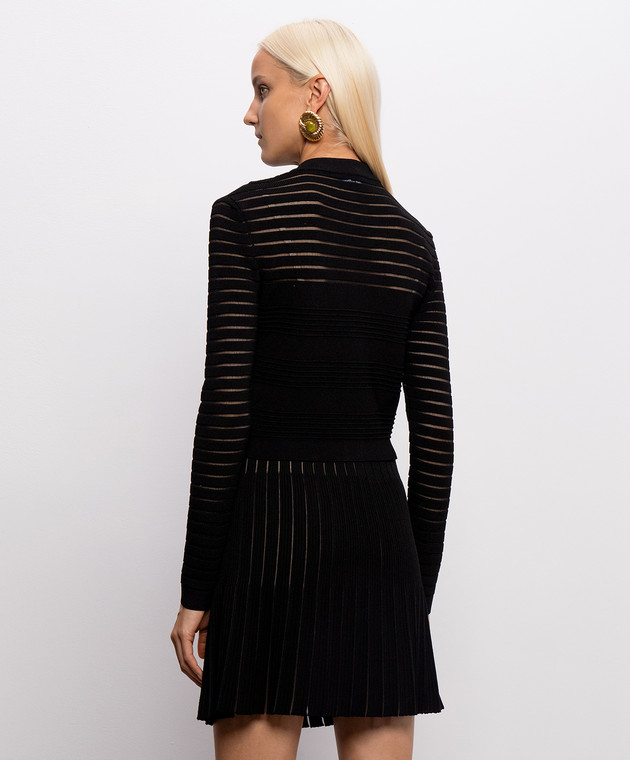 Balmain Черный кардиган HF1KL878KK10 изображение 4