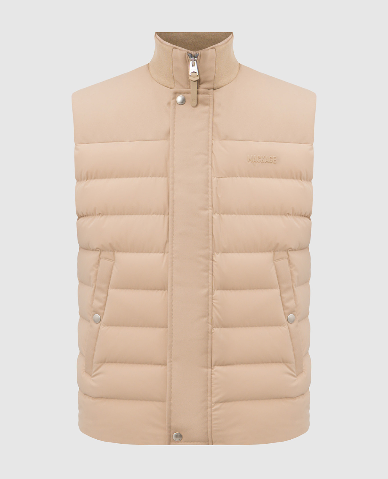 Бежевый пуховый жилет BRODY-Z