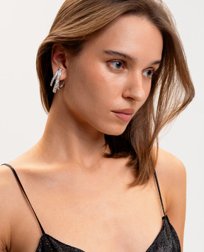 Swarovski Серебряные серьги-клипсы Vienna 5756046