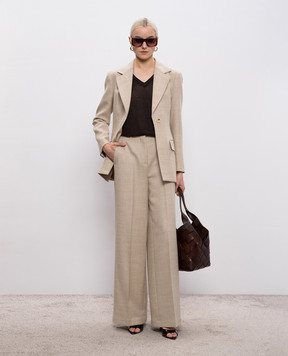 JOSEPH Бежевый жакет Fallon из шерсти JF009572