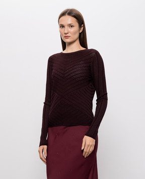 Twinset Коричневый джемпер 262TP3492