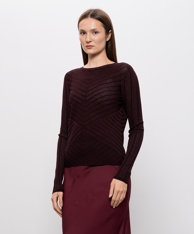 Twinset Коричневый джемпер 262TP3492 изображение 3