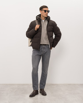 Brunello Cucinelli Сірий джемпер M2400124