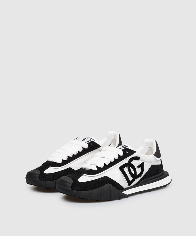 Dolce&Gabbana Комбинированные кроссовки Athletic с нашивкой монограммы логотипа DG CS2384A0136 изображение 2