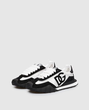 Dolce&Gabbana Комбіновані кросівки Athletic з нашивкою монограми логотипа DG CS2384A0136