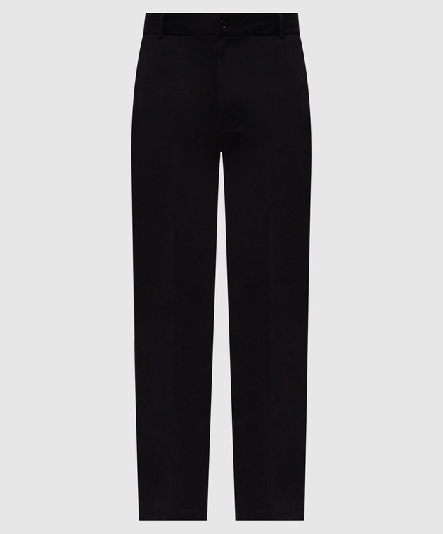 Moncler Черные брюки с нашивкой логотипа L20912A00014599P6