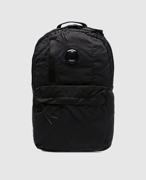 C.P. Company Чорний рюкзак з патчем логотипа MAC737A005269G