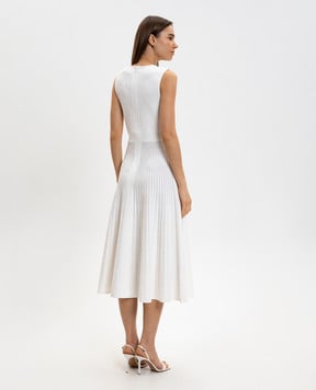 Herve Leger Белое платье миди Cassia 46DMC8548625