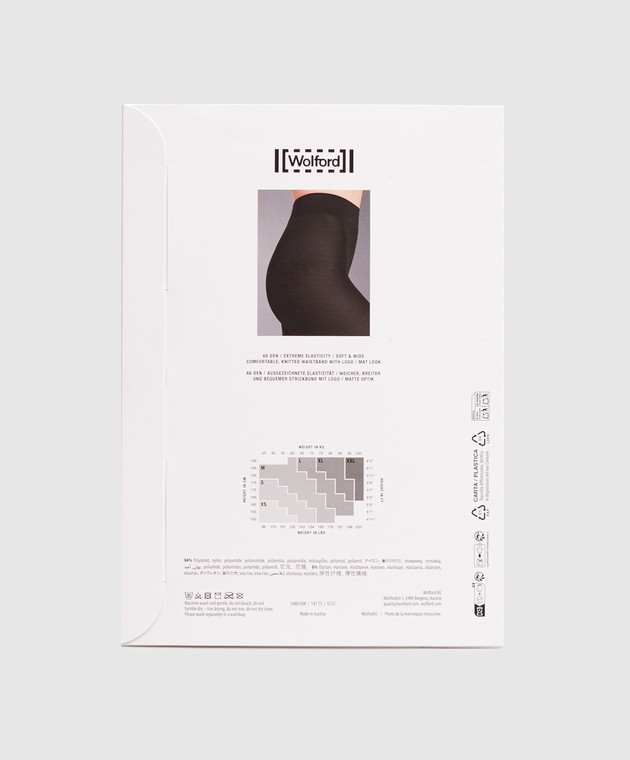 Wolford Синие колготки VELVET DE LUXE 66 den 14775 изображение 2