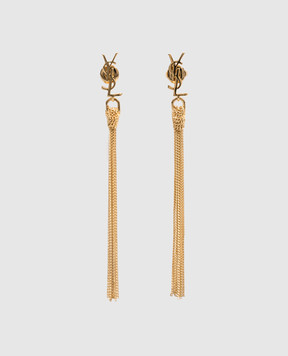 Saint Laurent Золотисті сережки CASSANDRE 803195Y1500