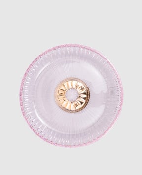 Treesseci Рожева кришталева підставка для дозатора та склянки Elegance EL66AROGD