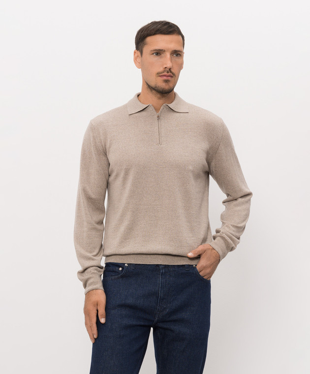 Cashmere&Whiskey Бежеве поло 94394Z зображення 3