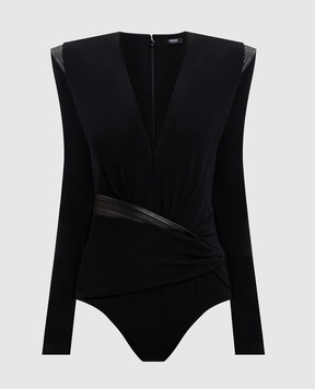 Versace Чорне боді 10219831A14475