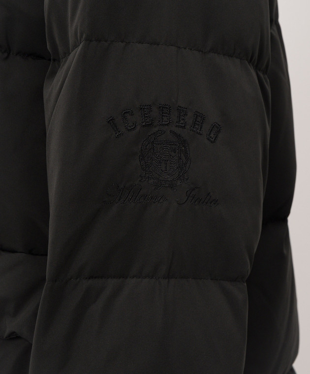 Iceberg Чорний пуховик J0516403 зображення 5