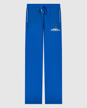 Off-White Сині спортивні штани з логотипом 44MCJ03DF5F002
