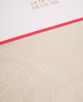 Le Jacquard Fraincais Скатертина Venezia кольору айворі у візерунок 17858