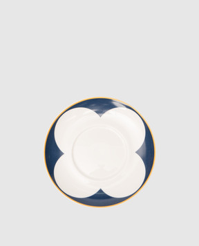 Geminiano Cozzi 1765 Біле порцелянове блюдце для чашки для кави El Leon JQCGP069083