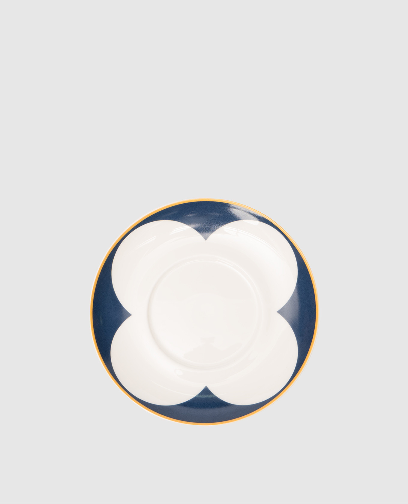 

Белое фарфоровое блюдце для кофе El Leon, Белый, Посуда