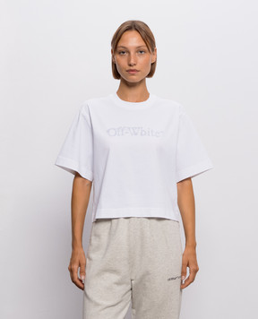 Off-White Белая футболка City Nature Arrow 2FA00643T