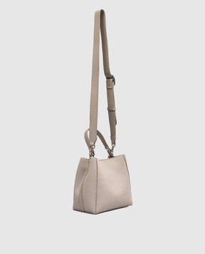 Peserico Бежевая сумка с цепочкой мониль S38378C0RCC829