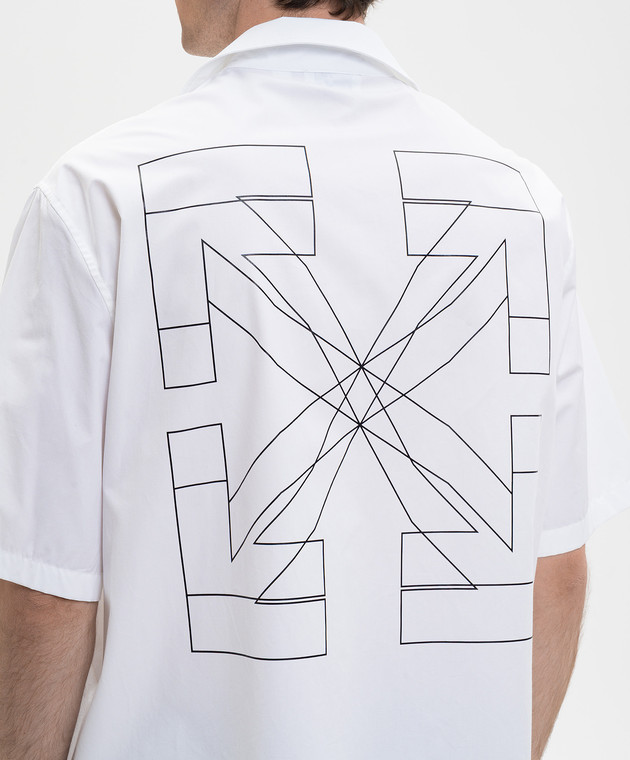 Off-White Біла сорочка Double Arrow 44XGG01FS26F001 зображення 5