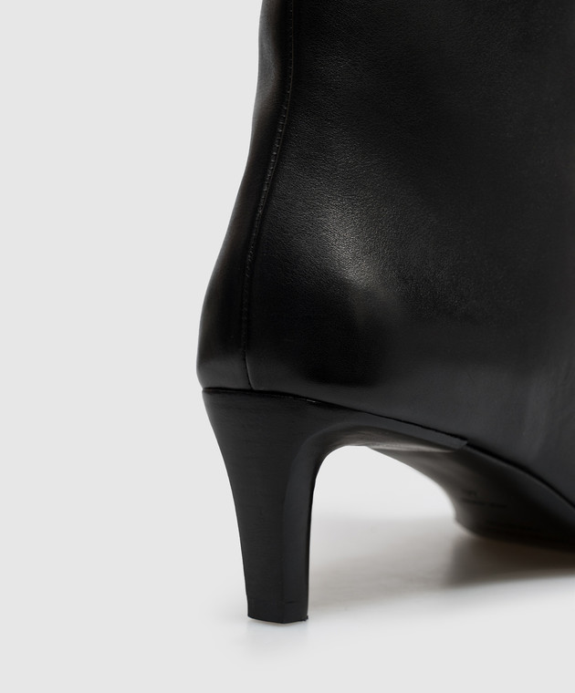 Officine Creative Чорні шкіряні ботильйони SUZY SUZY002 зображення 5