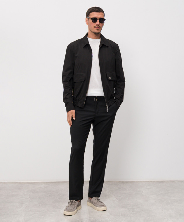 Castangia dal 1850 Чорна куртка HPMOD1SS26 зображення 2